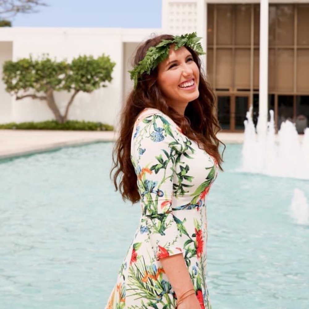 Tea and Rose Los Angeles Long Floral Dress